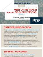 Module 3 - Assessment of The Health Status