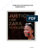 Zara Alvarez and The Struggle For The Cause of Human Rights