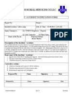 Incident Accident Report Fire 01.08.13