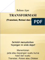 Transformasi Translasi Rotasi Dan Dilatasi