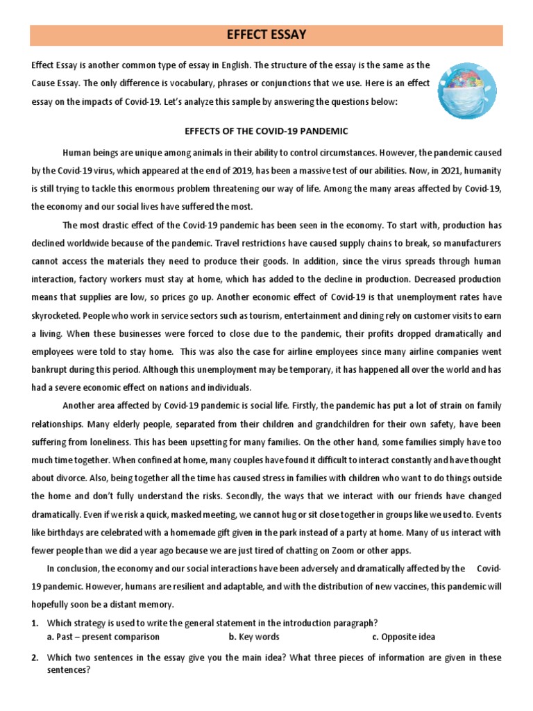 Handout 4.1 Effect Essay | PDF | Hunting | Pollution