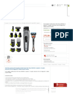 Kit de Ingrijire Multifunctional 10in1 Braun MGK7221, 4 Piepteni, 13 Lungimi, Autonomie 100 Min (Negru - Gri) + Gillette Fusion5 ProGlide - EvoMAG