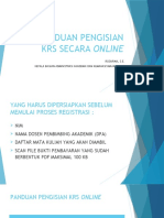 Panduan Pengisian Krs Online