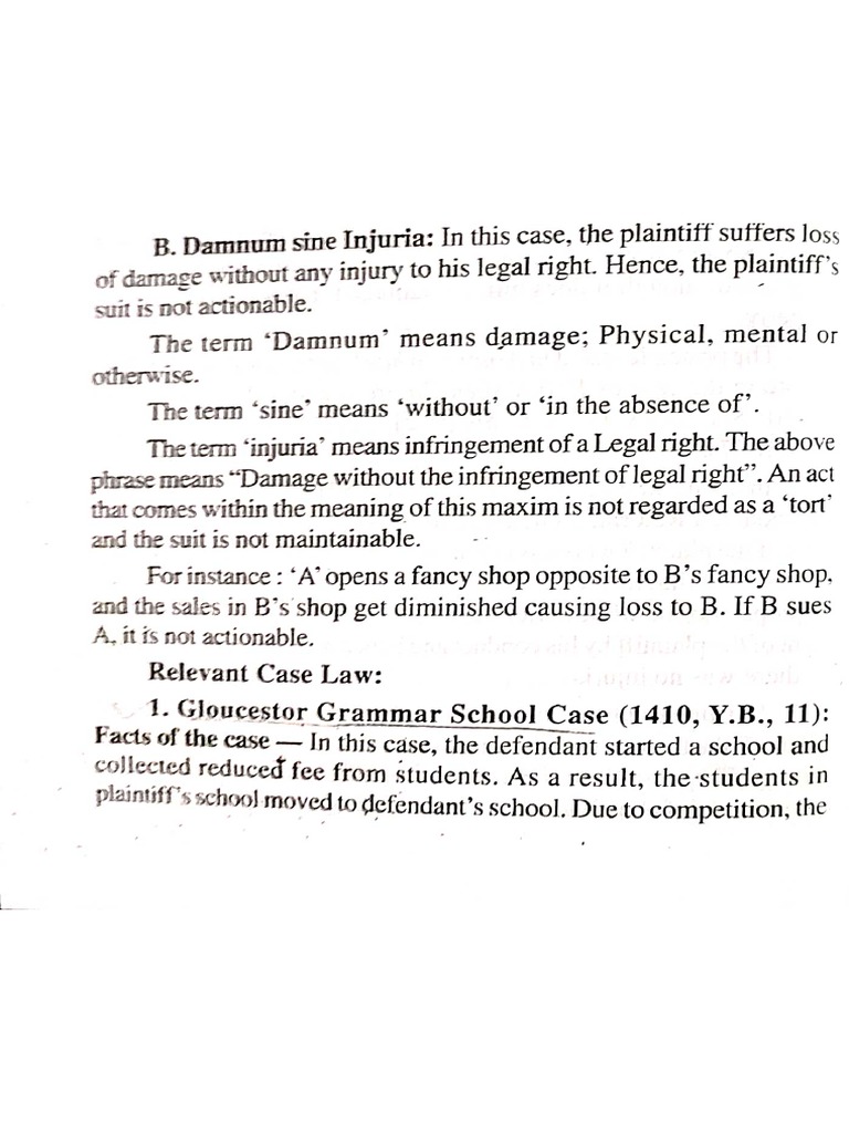 1st Question Torts Pdf