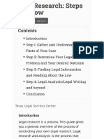 Steps of Legal Research