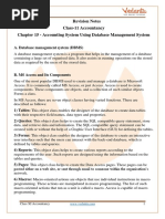 Class 11 Accountancy Chapter-15 Revision Notes