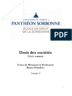 Droit Des Sociétés