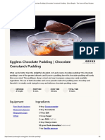 Eggless Chocolate Pudding _ Chocolate Cornstarch Pudding - Spice Bangla - The home of Easy Recipes