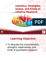 1 Characteristics Strengths Weaknesses and Kinds of Quantitative Research