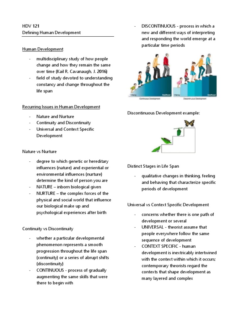 Continuity Vs Discontinuity In Development