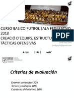 CREACIÓ D'EQUIP BÀSIC 22 1 - 2018 (Tàctica D'equip Atac) OK