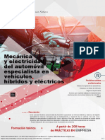Mecánica y Electricidad Del Automóvil Especialista en Vehículos Híbridos y Eléctricos