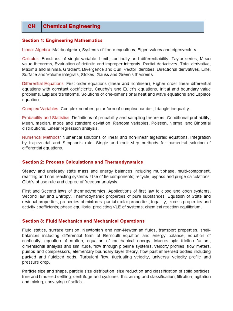 Chemical Engineering Fundamentals Guide | PDF