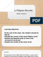 Module 4.1 - Early Filipino Revolts