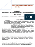 UNIDAD 1 (Al) - ANALISIS DE COSTO Y ESTUDIO DE PROPUESTAS - Pev