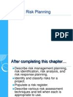 Lesson 9 Porject Risk Planning