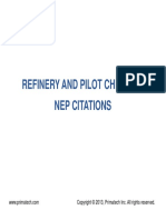 Refinery and Pilot Chemical NEP Citations