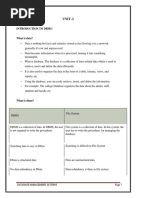 Dbms Notes