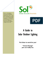 Solar Outdoor Lighting