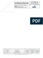 PPC-CA-PR-824-009 Rev.B - Plan de Inspección y Ensayos para Montaje de Estructuras Metalicas