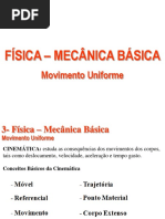 Física-Mecânica Básica - CAP - 3 Movimento Uniforme - Unilasalle
