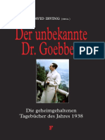 David Irving Der Unbekannte Dr Goebbels Die Geheimgehaltenen Tagebuecher