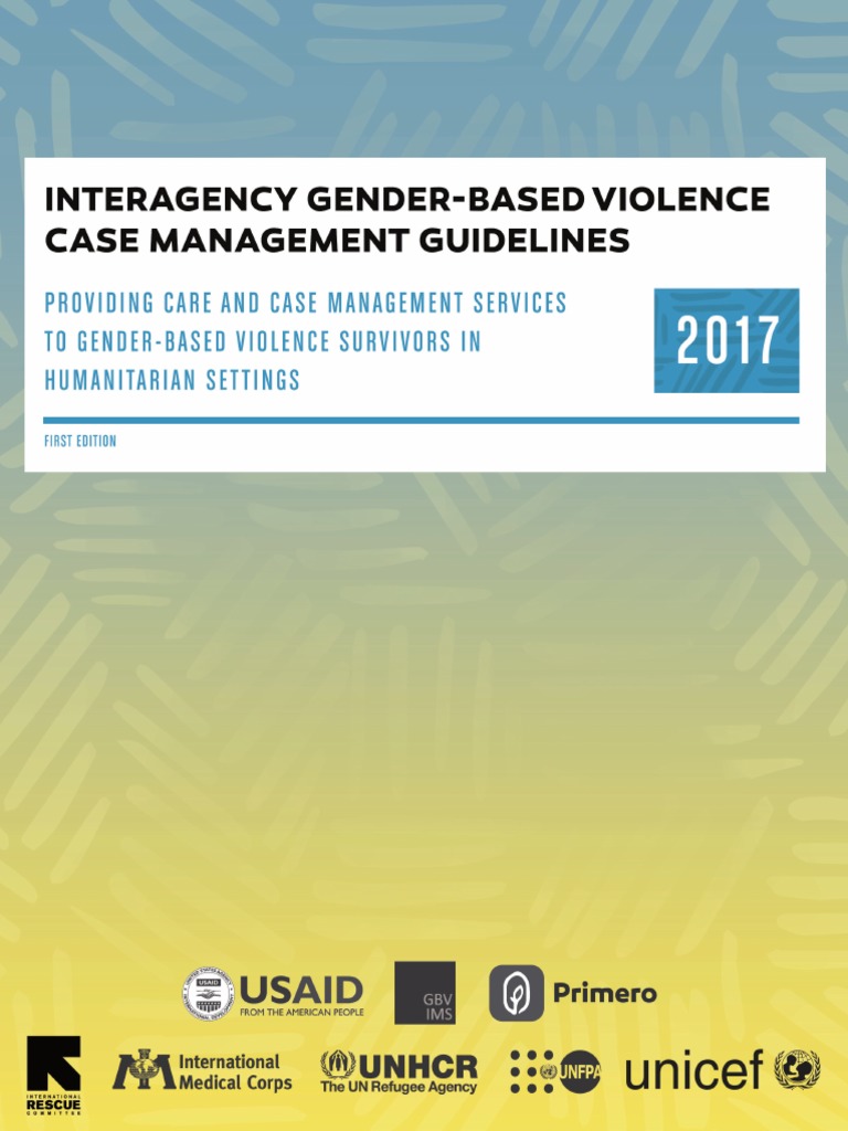 Gbv Case Management Training Manual Pdf Free Download