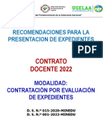 Guia Depresentacion de Expedientes 2022 - Ugelaa