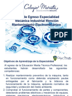 Técnico Mecánica Industrial - Mención - Electromecánico