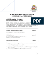 Royal Australian College of General Practitioners AMC Bridging Courses