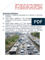 Traffic flow theories and queueing theory concepts
