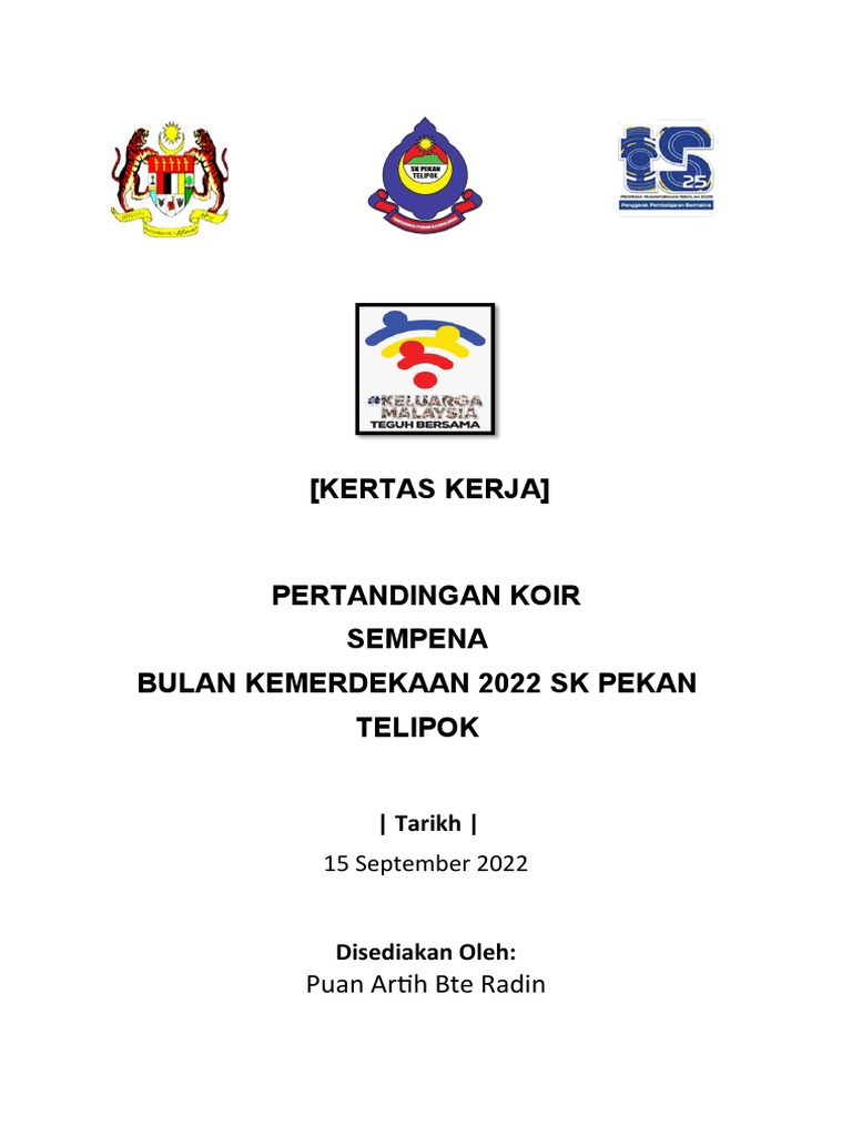 Kertas Kerja Pertandingan Koir | PDF