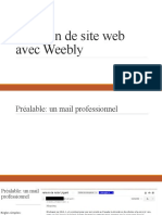 creation de site web avec weebly