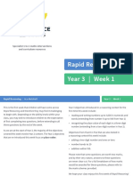 Rapid Reasoning - Year 3 - Week 1