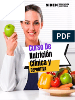BROCHURE DE NUTRICIÓN CLINICA Y DEPORTIVA