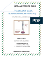 LEMBAR KERJA PESERTA DIDIK TITRASI ASAM BASA (Kelompok 1)