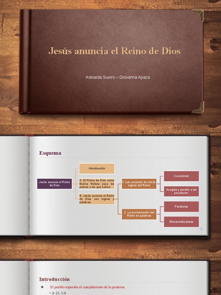 Jesús Anuncia El Reino de Dios | PDF | Jesús | Reinado y reino de dios