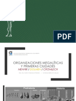 Organizaciones megalíticas y primeras ciudades