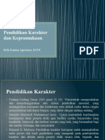 Pendidikan Karakter dan Kepramukaan