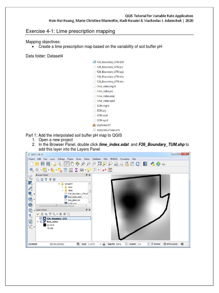 Lime Prescription Mapping in QGIS | PDF | Computing | Computer Science