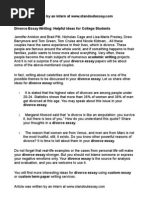 Download Divorce Essay Writing Helpful Ideas for College Students by ashley1white SN59748795 doc pdf