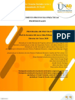 Documento Protocolo Prácticas Profesionales