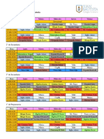 Horarios Del Colegio Juan Bautista, Dirección Escolar, Ciclo Escolar 2021-2022