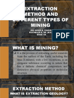 Extraction Method and Types of Mining Geol 100