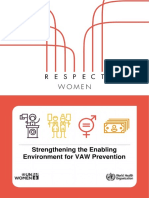 RESPECT Implementation Guide Strengthening The Enabling Environment For VAW Prevention en