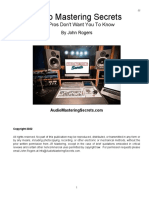 Audio Mastering Secrets FREE PDF