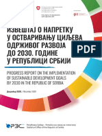 Izvestaj o Napretku U Ostvarivanju Ciljeva Odrzivog Razvoja Do 2030 Godine U Srbiji