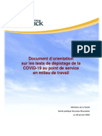 Point de Service Document
