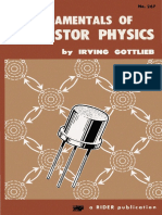 Rider 267 Fundamentals of Transistor Physics Irving Gottlieb