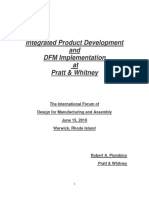 Integrated Product Development and DFM Implementation at Pratt & Whitney